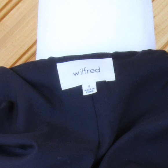 Aritzia Wilfred Mayet Jacket Black Utility Zipper Pockets Small Spring Fall D164 - Picture 8 of 9